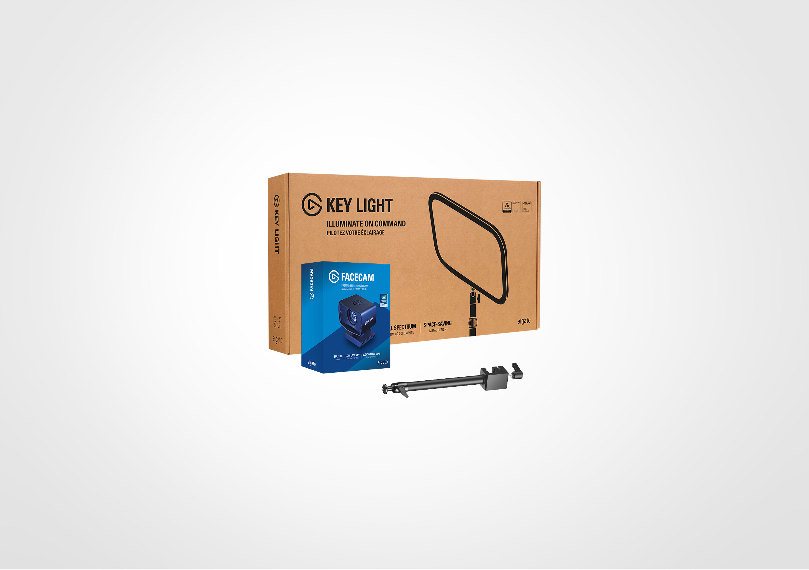 Key Light Solo Bundle - Solid HD | Elgato